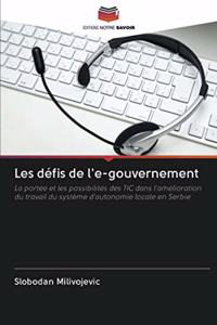 Les défis de l'e-gouvernement