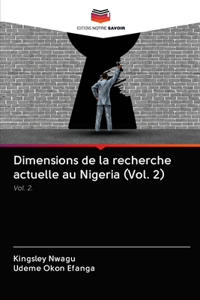 Dimensions de la recherche actuelle au Nigeria (Vol. 2)