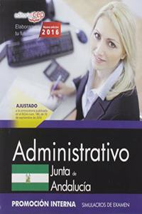 Administrativo (Promocion interna). Junta de Andalucia. Simulacros de examen