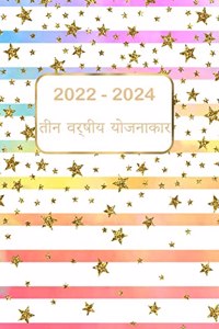 3 साल का मासिक योजनाकार 2022-2024