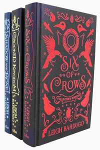 Leigh Bardugo Collectors Edition 3 Books Set (Shadow and Bone, Six of Crows, Crooked Kingdom)