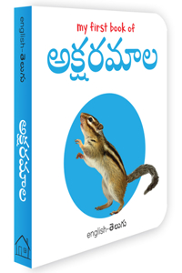 My First Book Of Telugu Alphabet - Aksharamaalaa  My First English Telugu Board Book