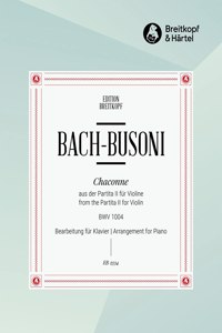 CHACONNE FROM PARTITA NO2 IN D MINOR BWV