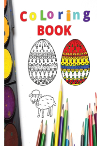 Easter Holiday Decorations - A Coloring Book for All Ages