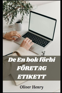 De En bok förbi FÖRETAG ETIKETT