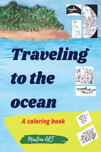 Traveling to the ocean - coloring book