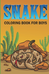 Snake Coloring Book For Boys