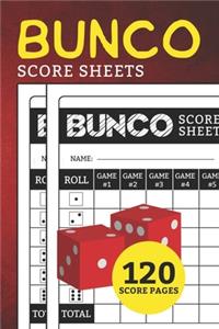 Bunco Score Sheets