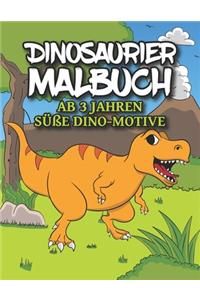 DINOSAURIER MALBUCH Ab 3 Jahren Süße Dino-Motive