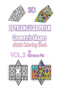 3D - 26 Triangular Prism Geometric Shapes