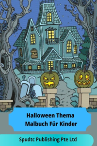 HalloweenThema Malbuch Für Kinder