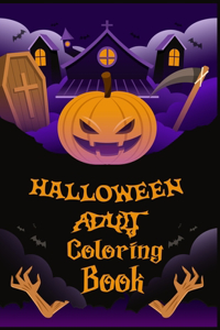 Halloween Adult coloring Book