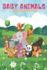 BABY ANIMALS - Coloring Book For Kids