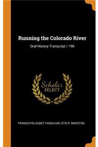 Running the Colorado River