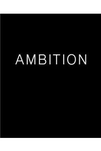 AMBITION Journal (Blank/Lined)