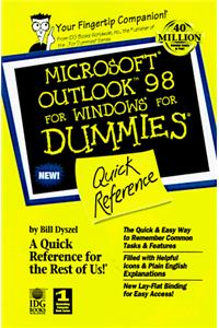 Microsoft Outlook 98 For Windows For Dummies Quick  Reference