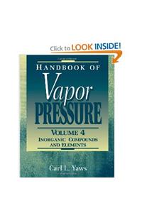 Handbook of Vapor Pressure: Volume 4