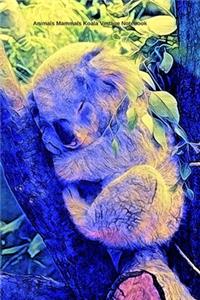Animals Mammals Koala Vintage Notebook