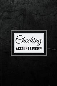 Checking Account Ledger