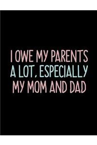 I Owe My Parents A Lot, Especially My Mom And Dad