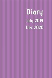 Diary July 2019 Dec 2020