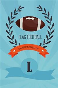 Thick Journal - Back To School Stationery Supplies (119 Pages) - Flag Football