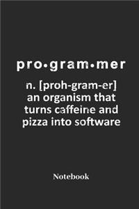 Programmer an Organism That Turns Caffeine and Pizza Into Software Notebook