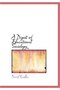 A Digest of Educational Sociology