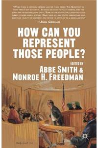 How Can You Represent Those People?