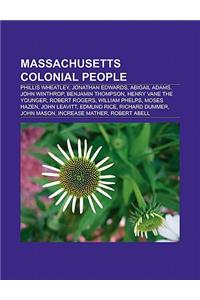 Massachusetts Colonial People