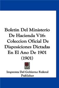 Boletin del Ministerio de Hacienda V16