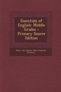 Essentials of English: Middle Grades