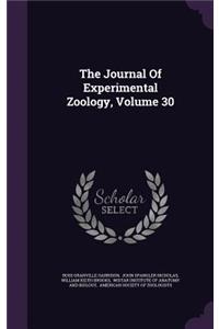 The Journal of Experimental Zoology, Volume 30