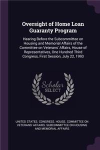 Oversight of Home Loan Guaranty Program