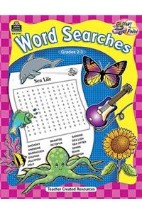 Start to Finish: Word Searches Grd 2-3