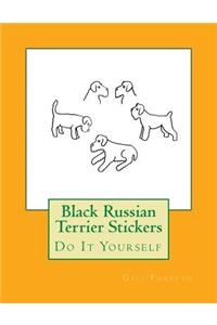 Black Russian Terrier Stickers