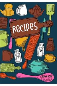 Recipes Blank Book