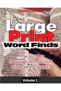 Large Print Word-Finds