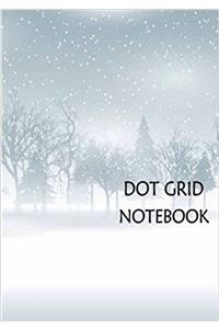 Dot Grid Notebook Winter: 110 Dot Grid Pages
