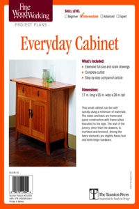 Fine Woodworking's Everyday Cabinet Plan