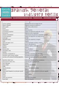 Spanish General Industry Terms