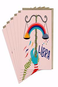 6-Pack Lisa Congdon for Em & Friends Libra Card