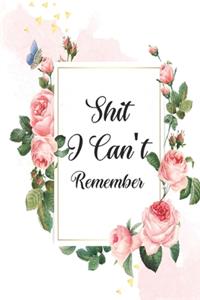 Shit I Can't Remember