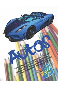Ruhiges Malbuch für Kinder - Autos. Groß 300+ Seiten. Mehr als 100 Autos