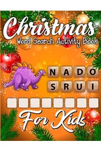 Christmas Word Search Activity Book for Kids