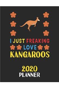 I Just Freaking Love Kangaroos 2020 Planner