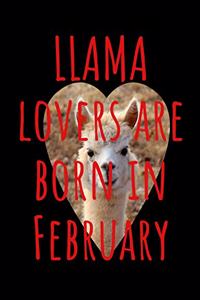 Llama Lovers are Born In February