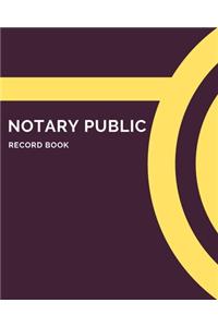 Notary Public Record Book