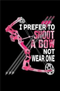 I prefer to shoot a bow not wear one
