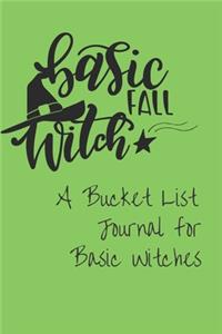 Basic Witch Bucket List Journal